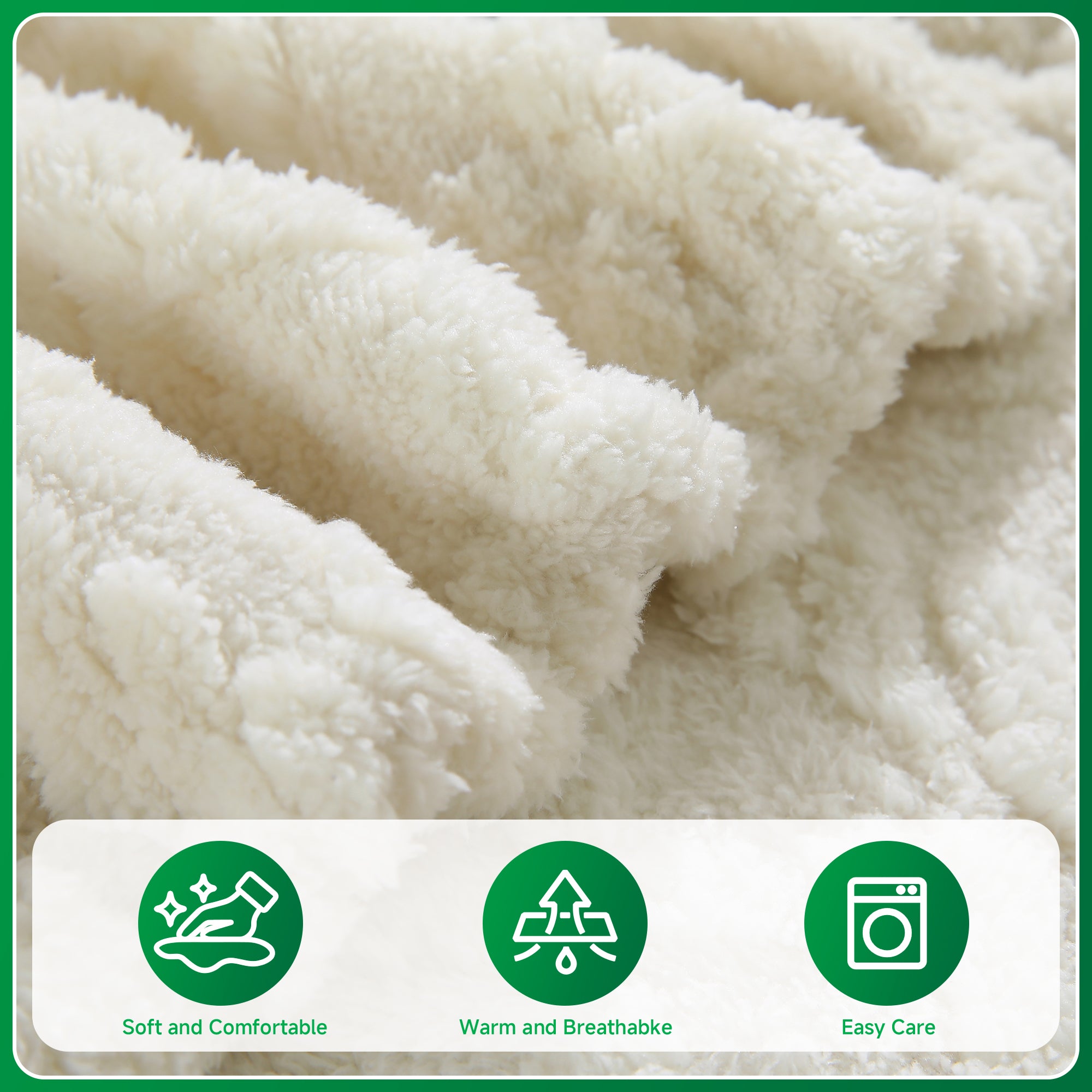 OHSIO Couch Cushion Covers, Super Soft Thicker Fleece Sofa Cover Stretch Sectional Sofa Slipcover Washable Pet Friendly Anti-Slip Stain Resistant Furniture Cover for Home