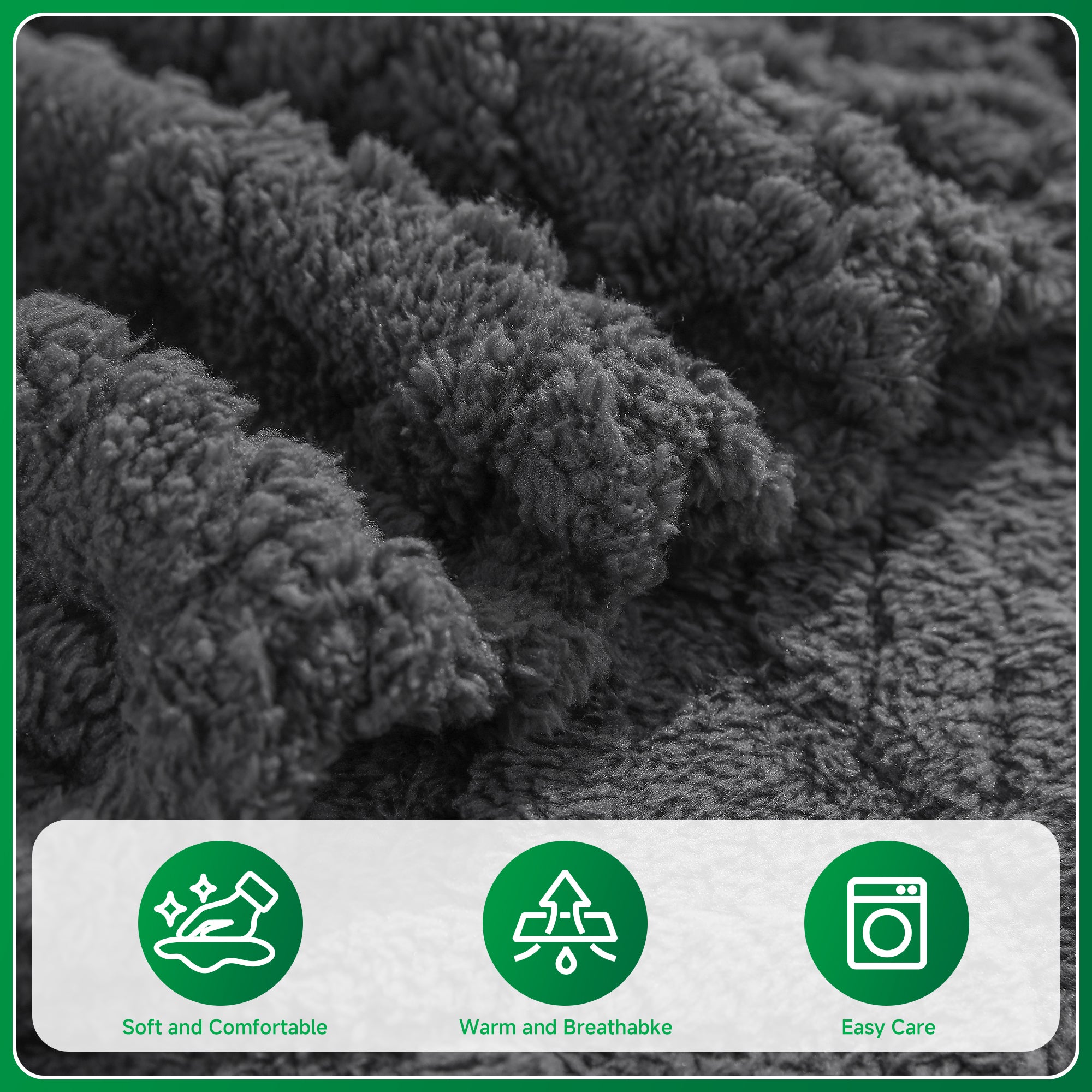 OHSIO Couch Cushion Covers, Super Soft Thicker Fleece Sofa Cover Stretch Sectional Sofa Slipcover Washable Pet Friendly Anti-Slip Stain Resistant Furniture Cover for Home