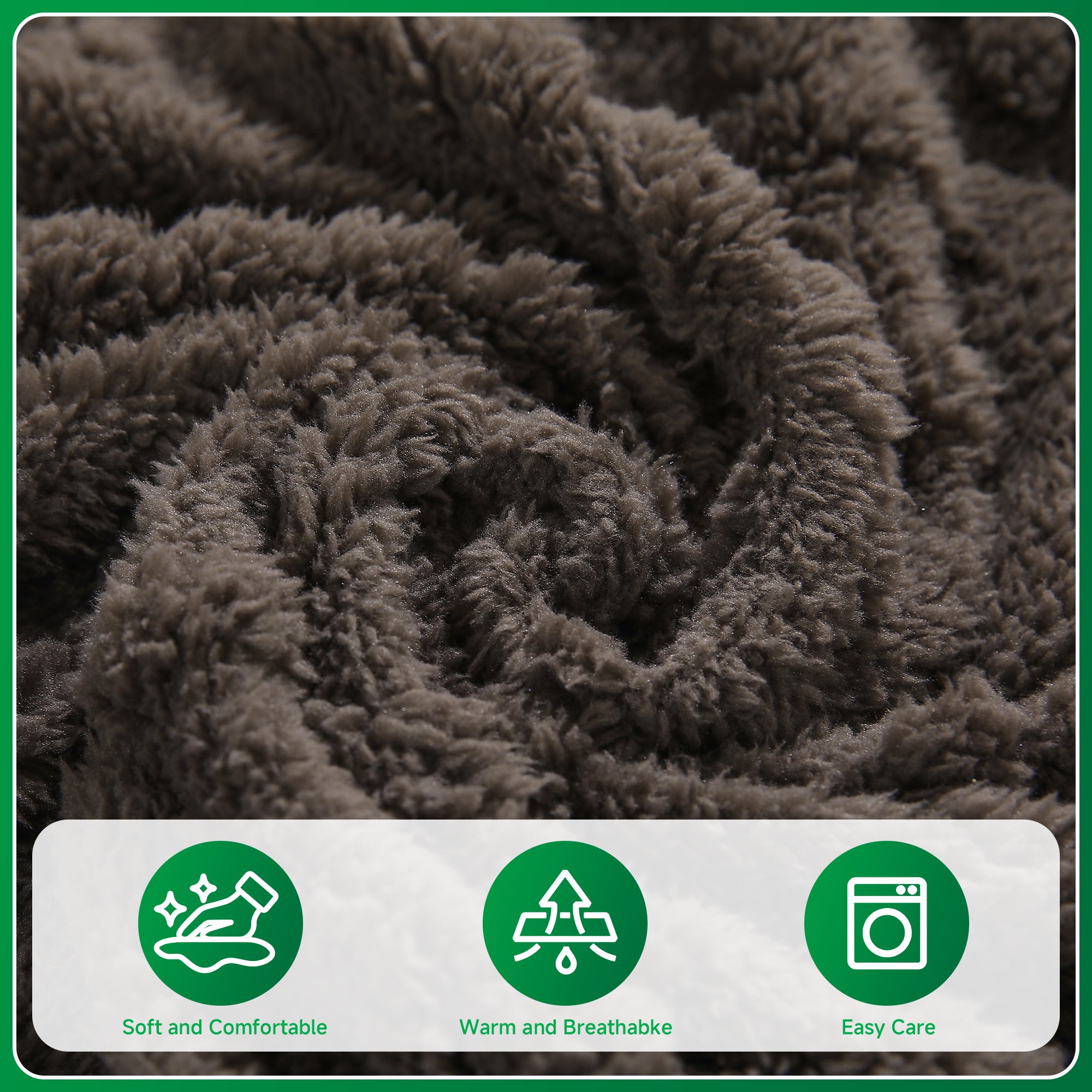 OHSIO Couch Cushion Covers, Super Soft Thicker Fleece Sofa Cover Stretch Sectional Sofa Slipcover Washable Pet Friendly Anti-Slip Stain Resistant Furniture Cover for Home