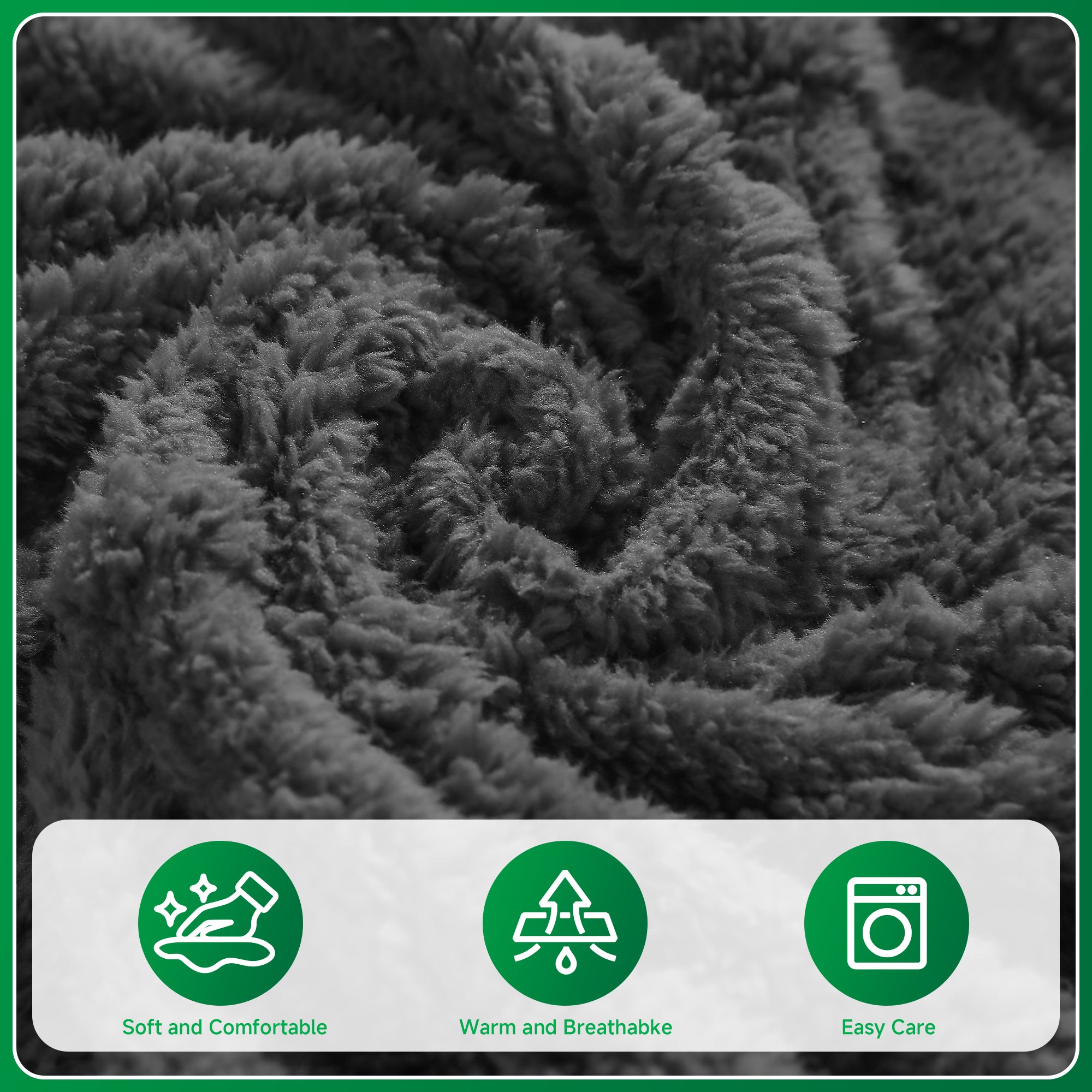 OHSIO Couch Cushion Covers, Super Soft Thicker Fleece Sofa Cover Stretch Sectional Sofa Slipcover Washable Pet Friendly Anti-Slip Stain Resistant Furniture Cover for Home