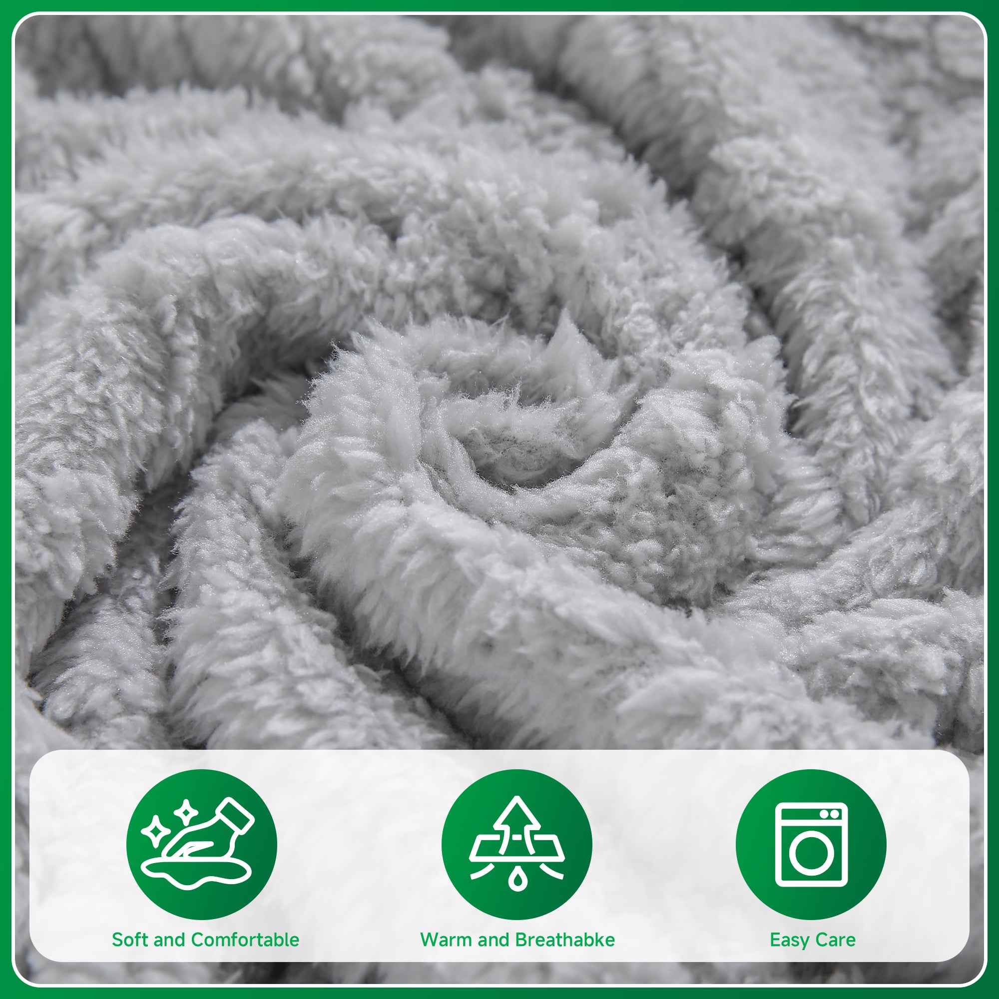 OHSIO Couch Cushion Covers, Super Soft Thicker Fleece Sofa Cover Stretch Sectional Sofa Slipcover Washable Pet Friendly Anti-Slip Stain Resistant Furniture Cover for Home